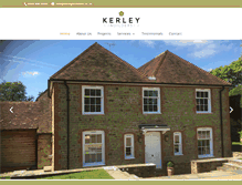 Tablet Screenshot of kerleybuilders.co.uk